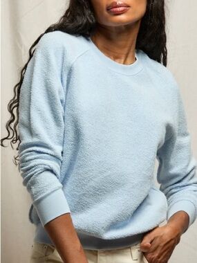 Perfectwhitetee Ziggy-reverse fleece crew neck sweatshirt